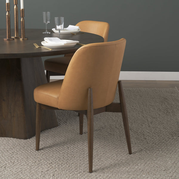 Abbie Curve Leather Dining Chair Mercana Mer 71248 10