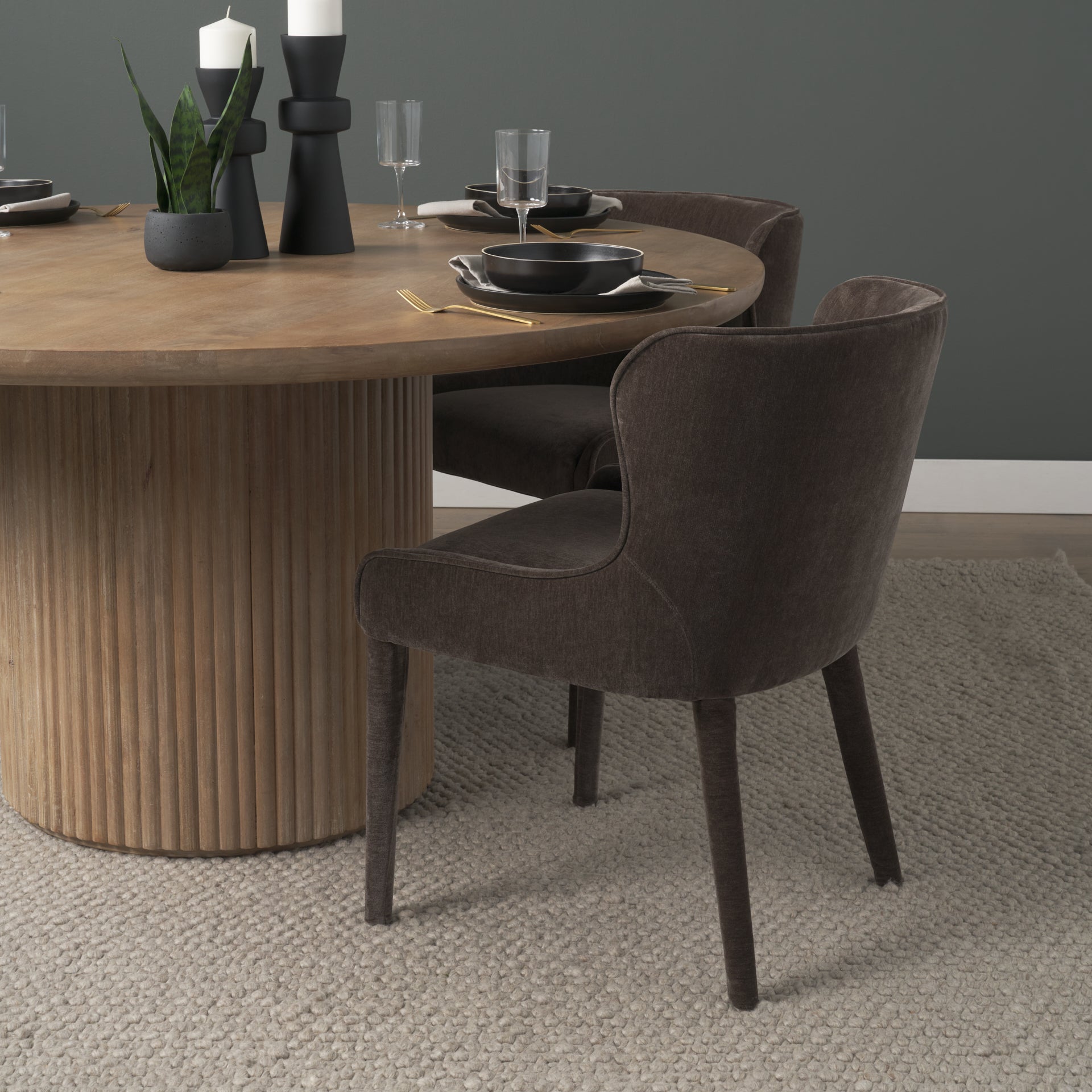 Nolan Slope Fabric Dining Chair Mercana Mer 71252 34