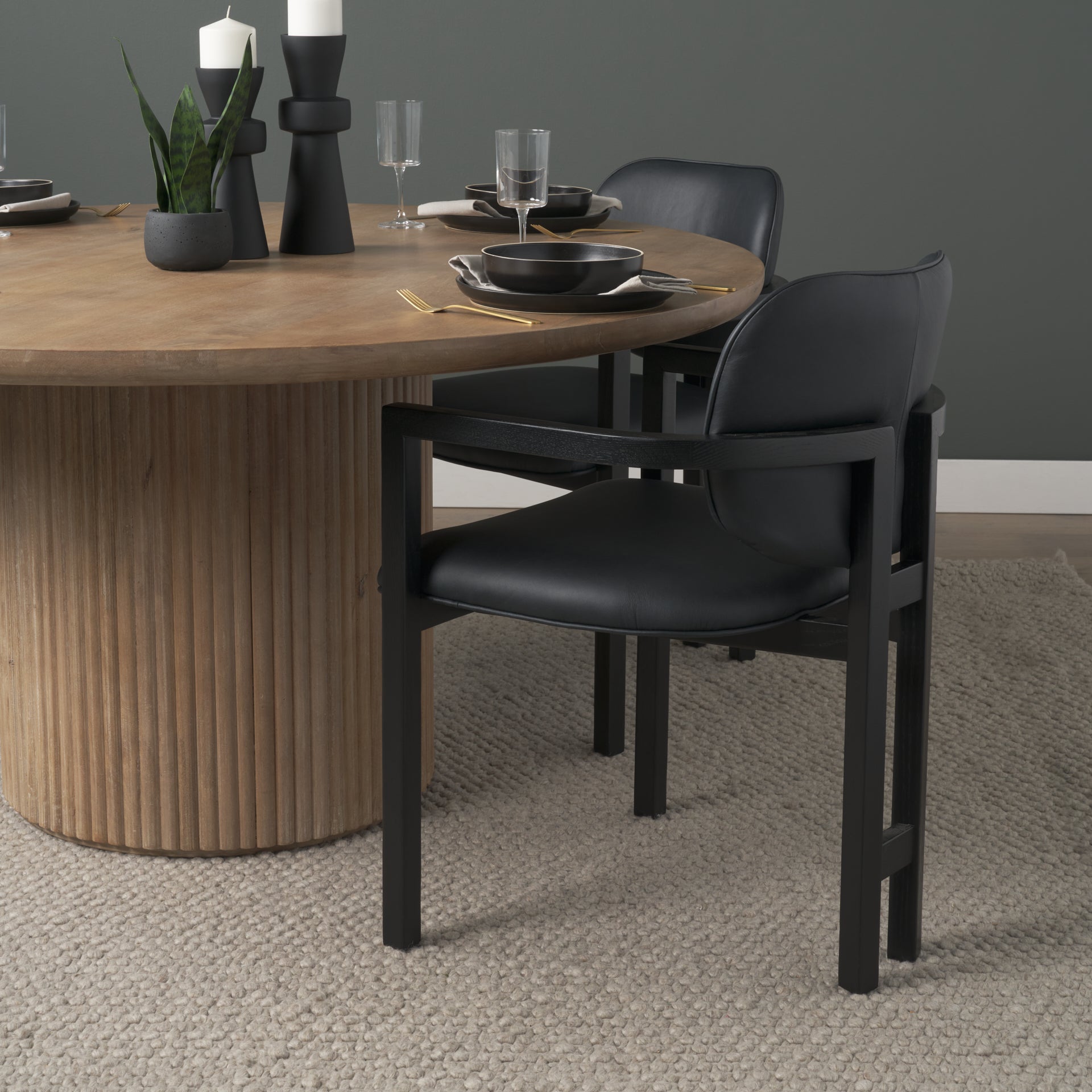 Carlisle Leather Dining Armchair Mercana Mer 71255 22