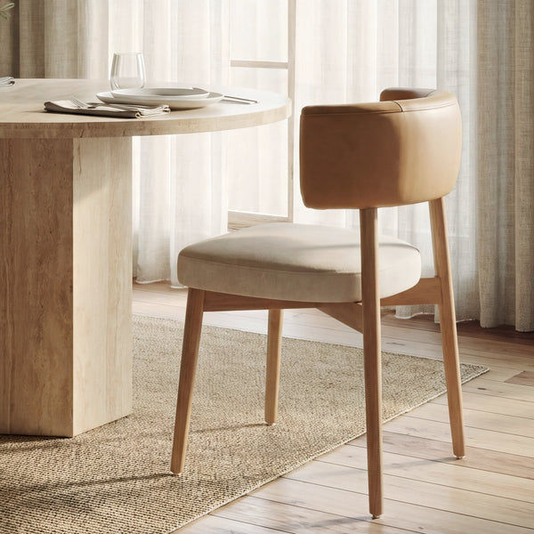 Motley Curve Leather Dining Chair Mercana Mer 71261 10