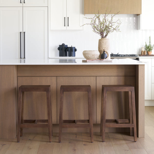 Colony Wood Seat Stool Mercana Mer 71133 30