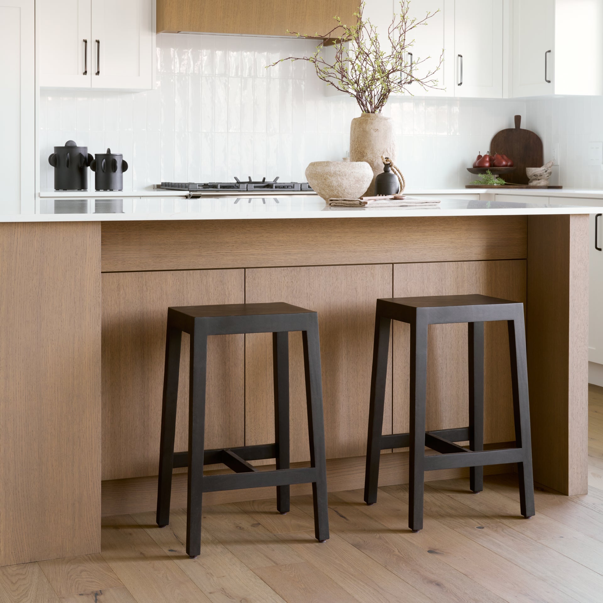 Colony Wood Seat Stool Mercana Mer 71133 31