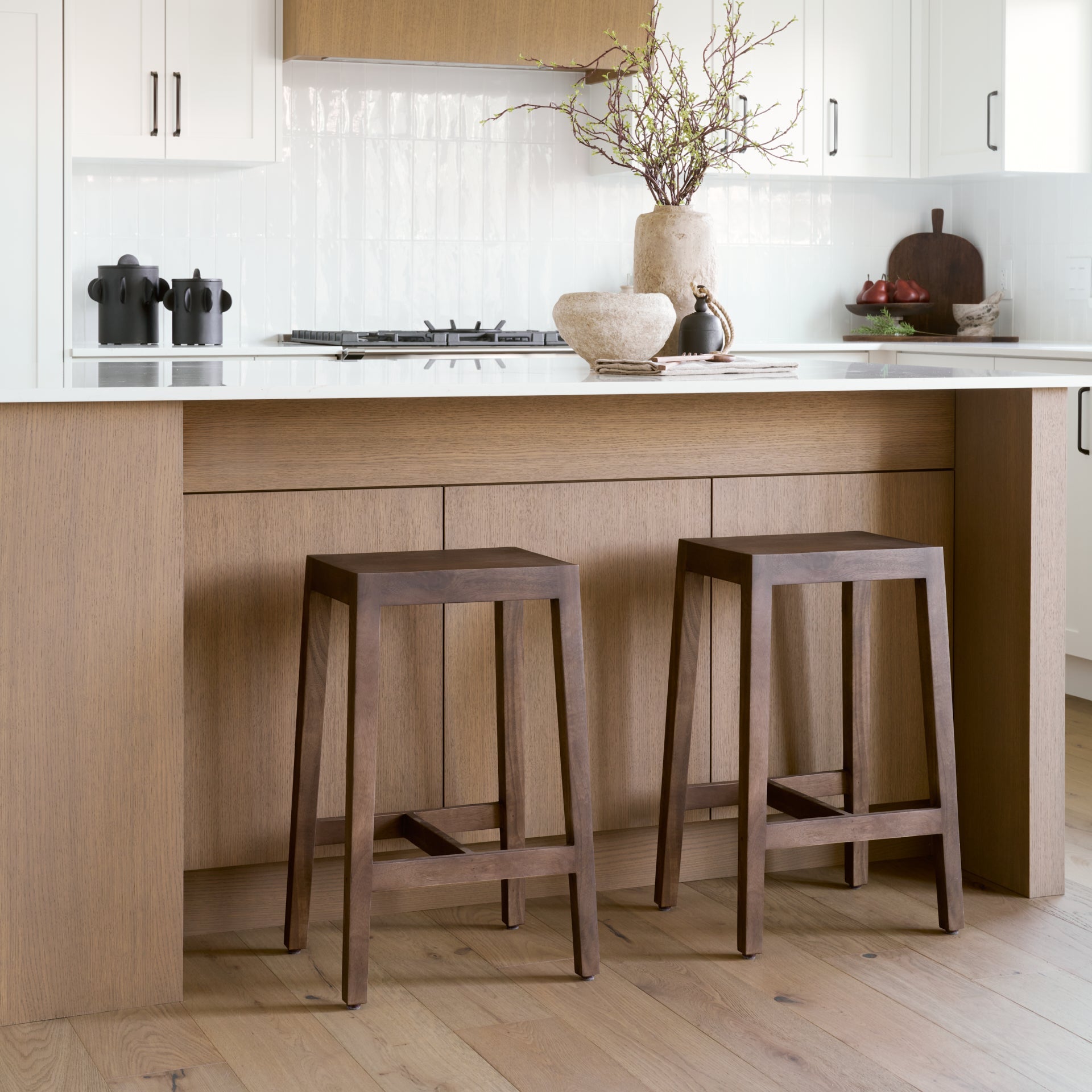 Colony Wood Seat Stool Mercana Mer 71133 33