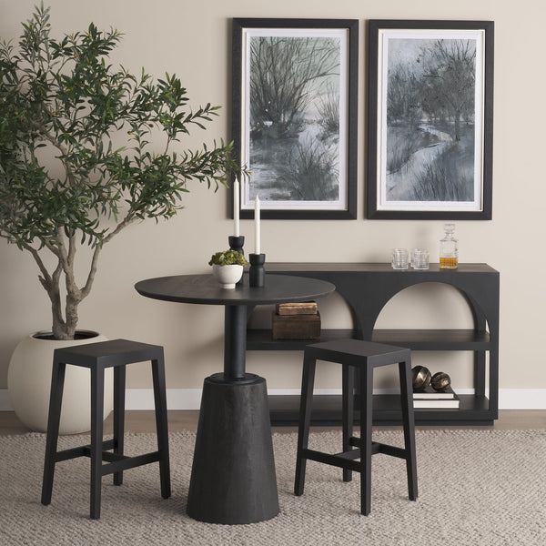 Colony Wood Seat Stool Mercana Mer 71133 36