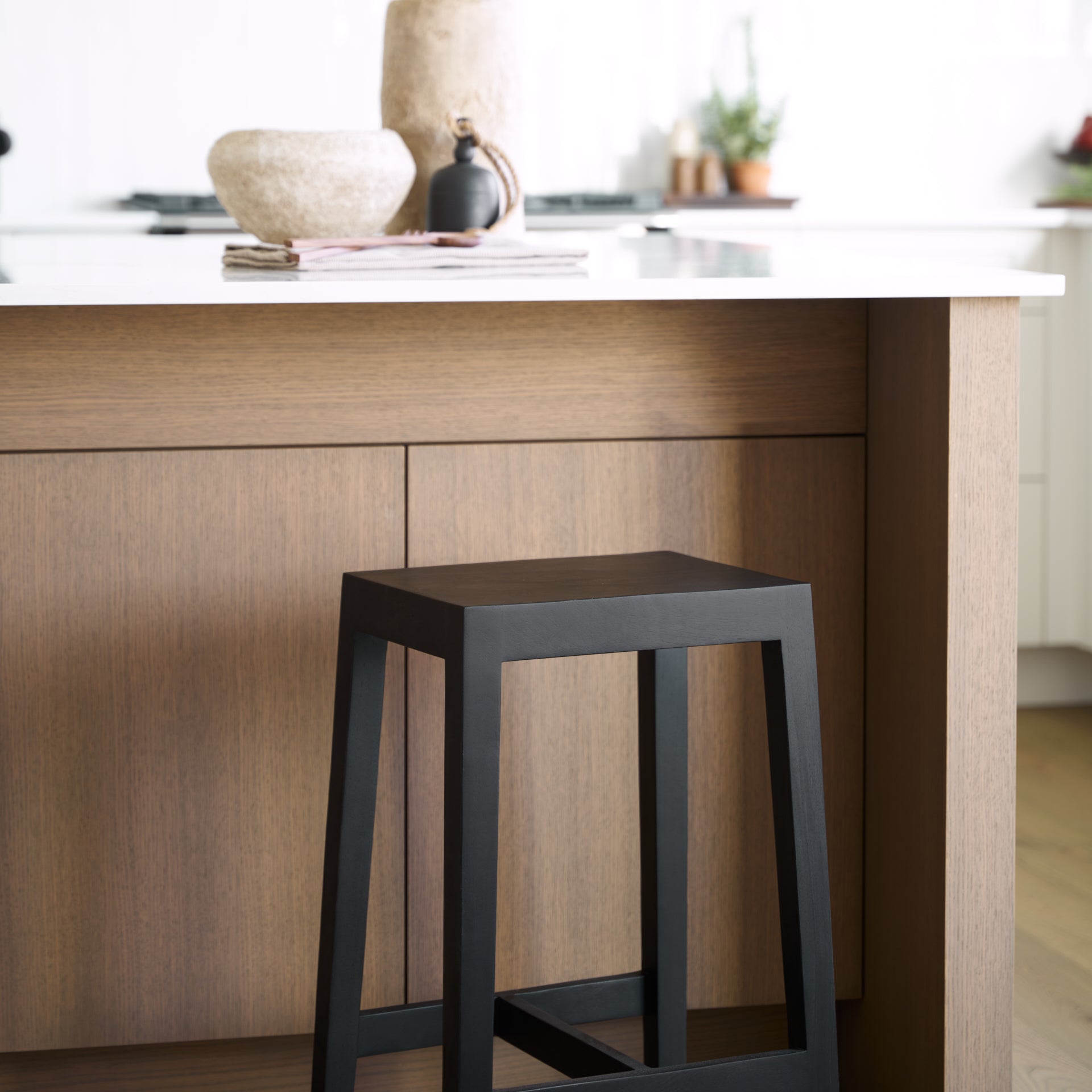 Colony Wood Seat Stool Mercana Mer 71133 34