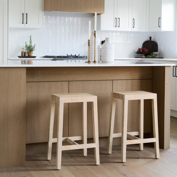 Colony Wood Seat Stool Mercana Mer 71133 32