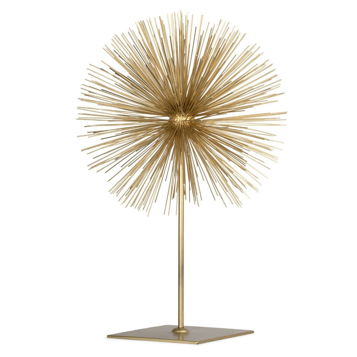 Spike Sphere Gold Sculpture On Stand By Torre Tagus 901916A 1