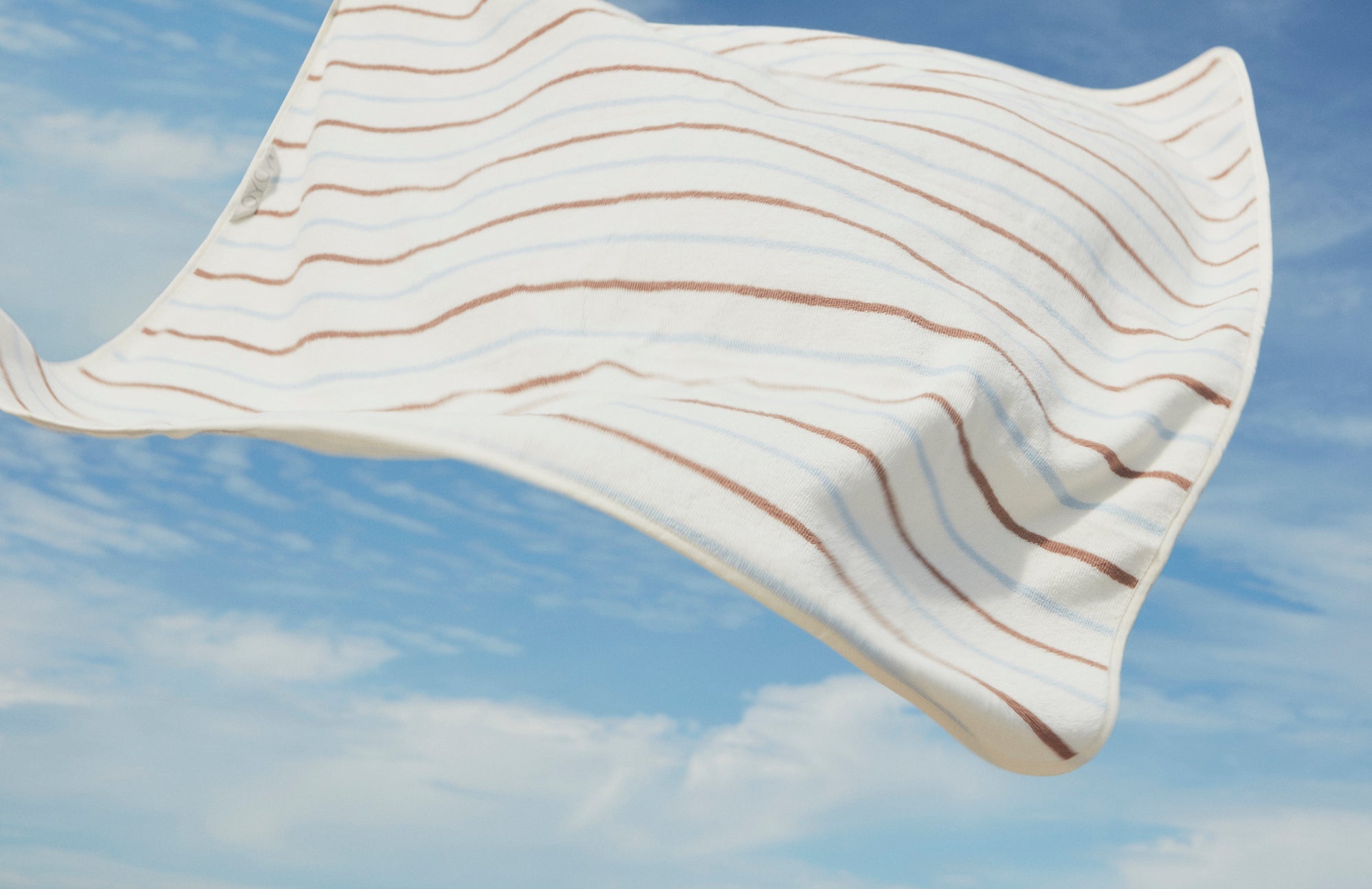 raita towel medium caramel ice blue 2