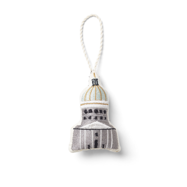 Copenhagen Embroidered Ornaments - The Marble Church by Ferm Living by Ferm Living
