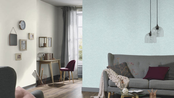 Elle Decoration Modern Abstract Wallpaper in Blue