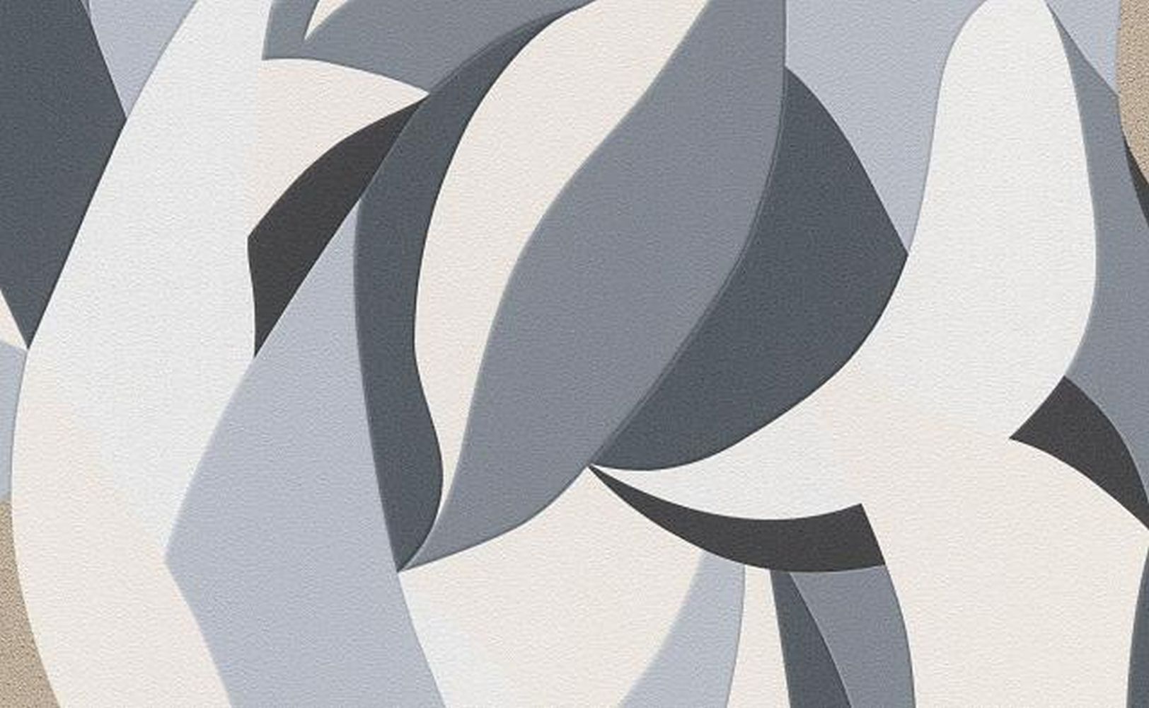 Elle Decoration Geo Graphic Wallpaper in Blue/Black