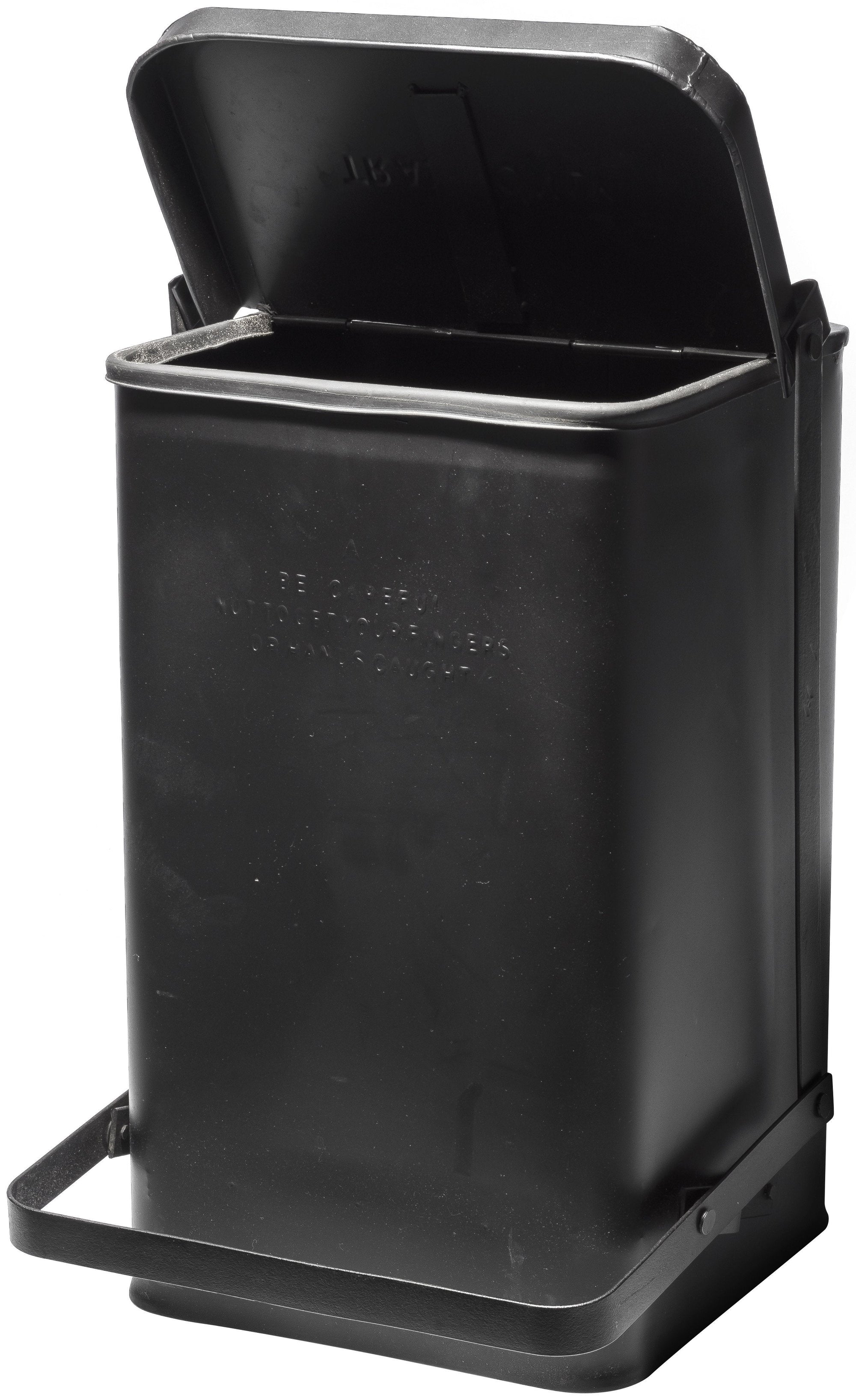 Step Trash Can Black Design By Puebco 2