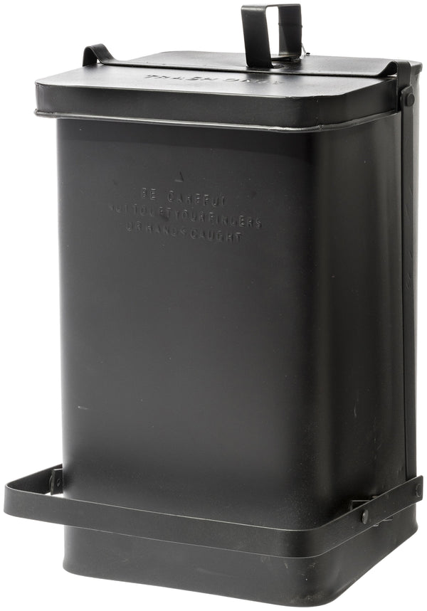 Step Trash Can Black Design By Puebco 1