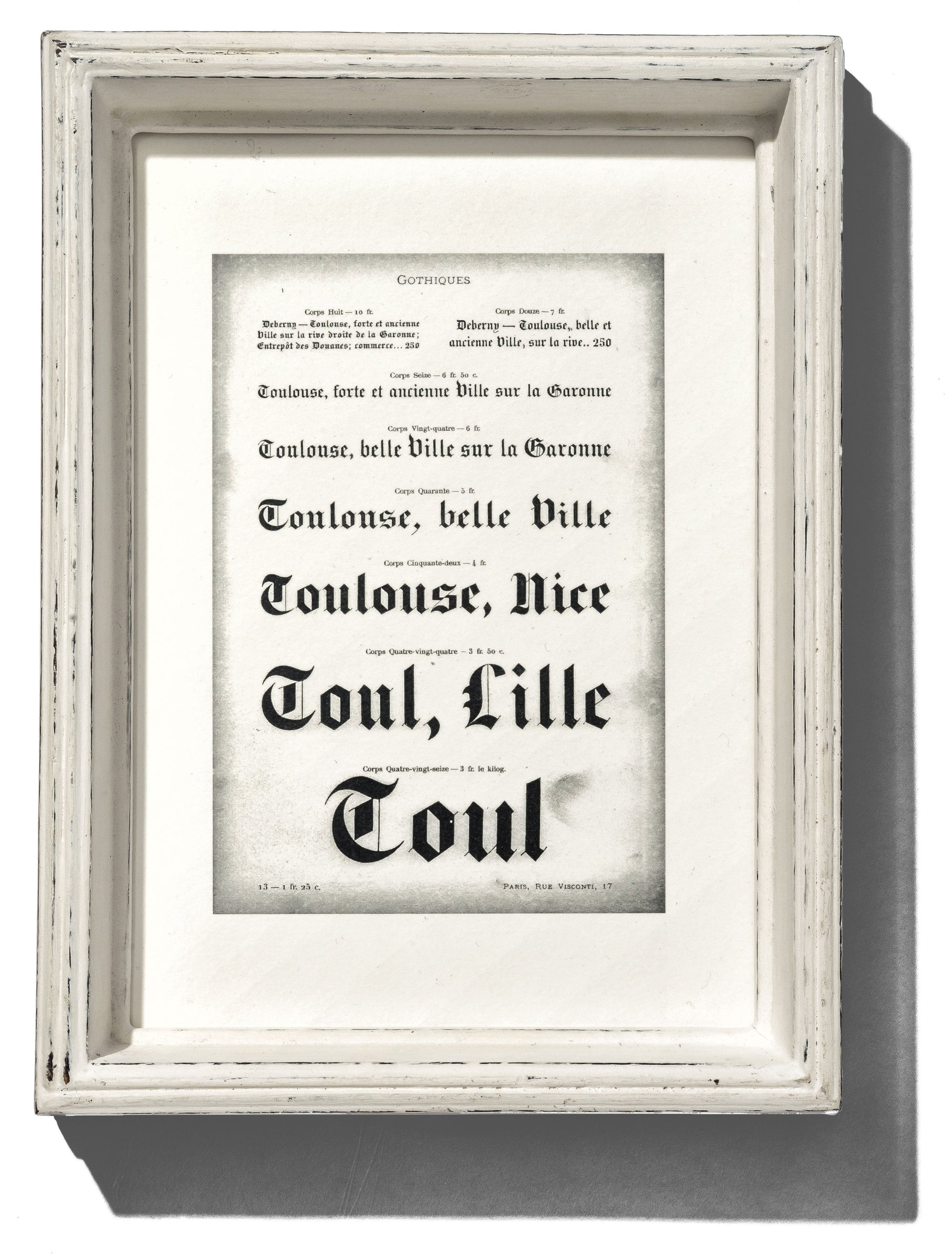 Wooden White Frame Depth Small Design By Puebco 1