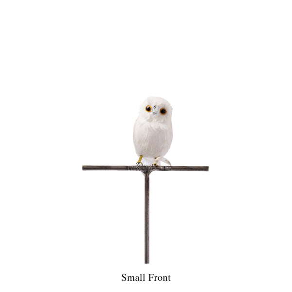 Artificial Birds Owl White 2