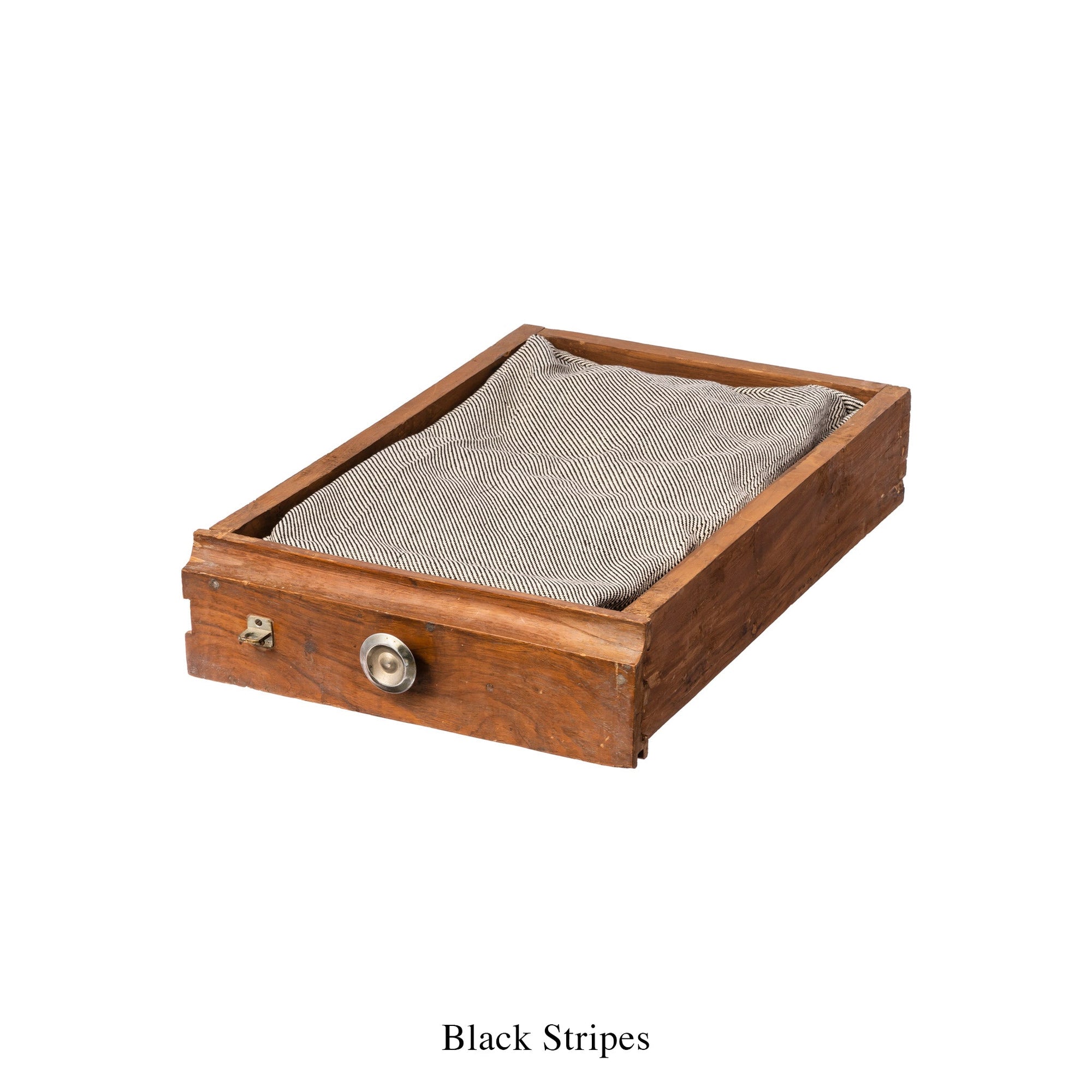 vintage drawer pet bed navy blue design by puebco 2