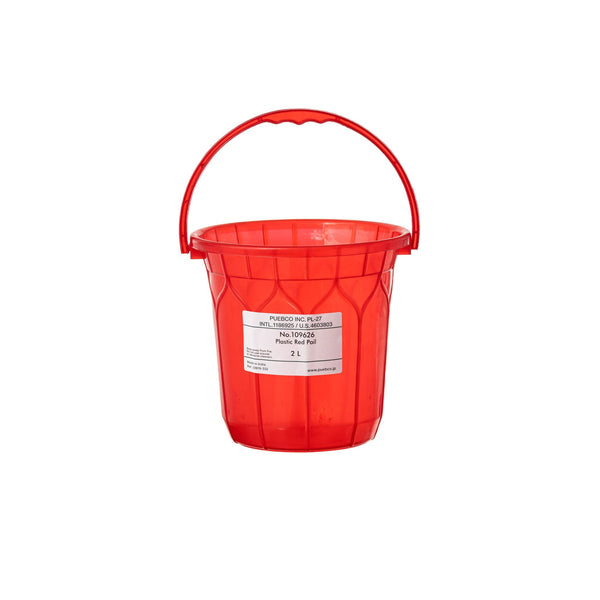 Plastic Red Pail 2