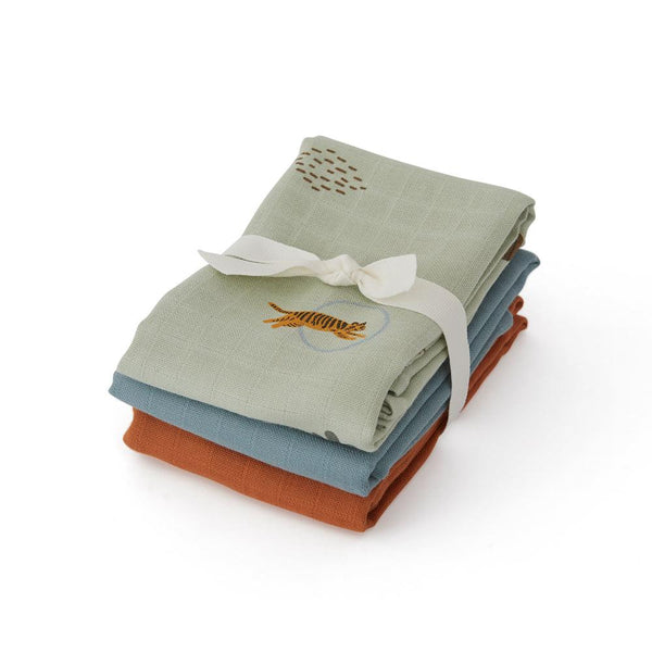 muslin square lion 3 pcs pack 1