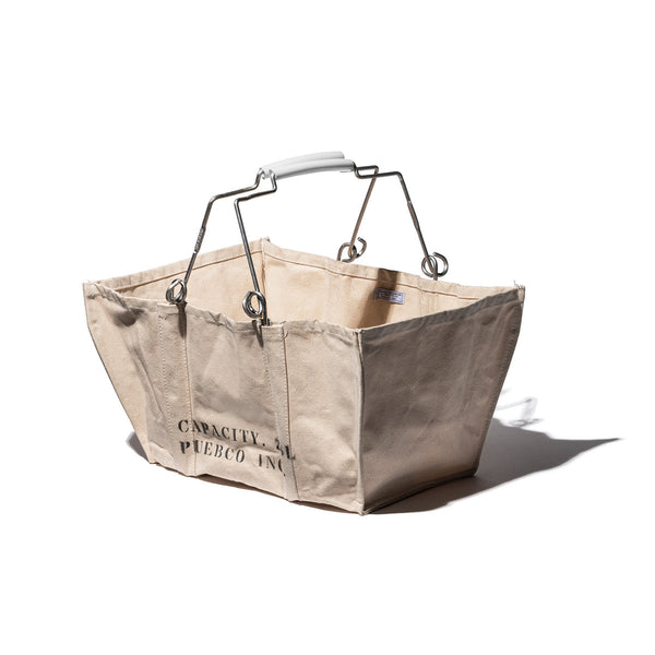 Accordian Market Basket White 2