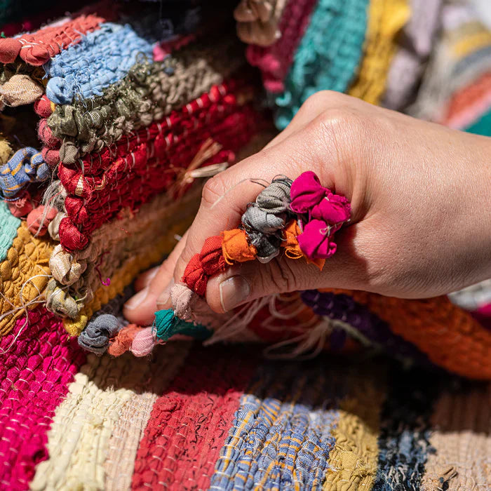 Scrap Fabric Rug 6