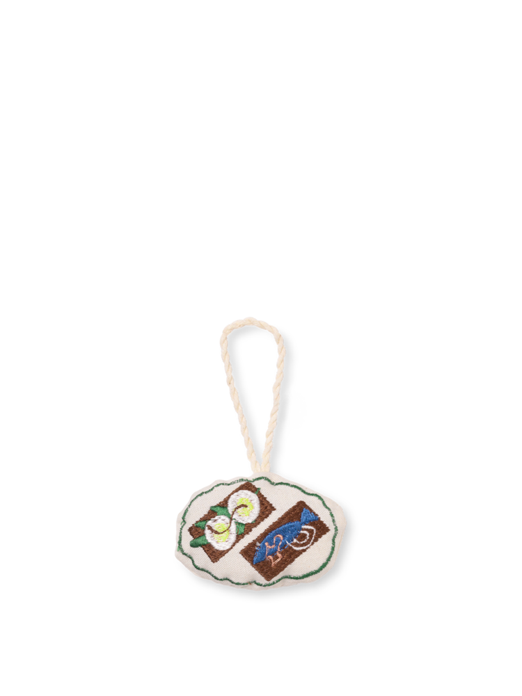copenhagen embroidered ornament open sandwich 1
