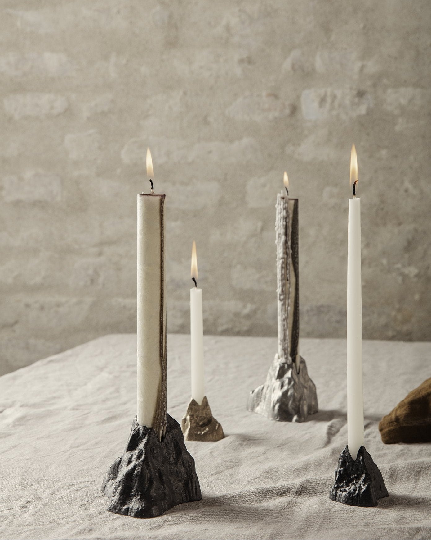 Stone Candle Holder by Ferm Living by Ferm Living