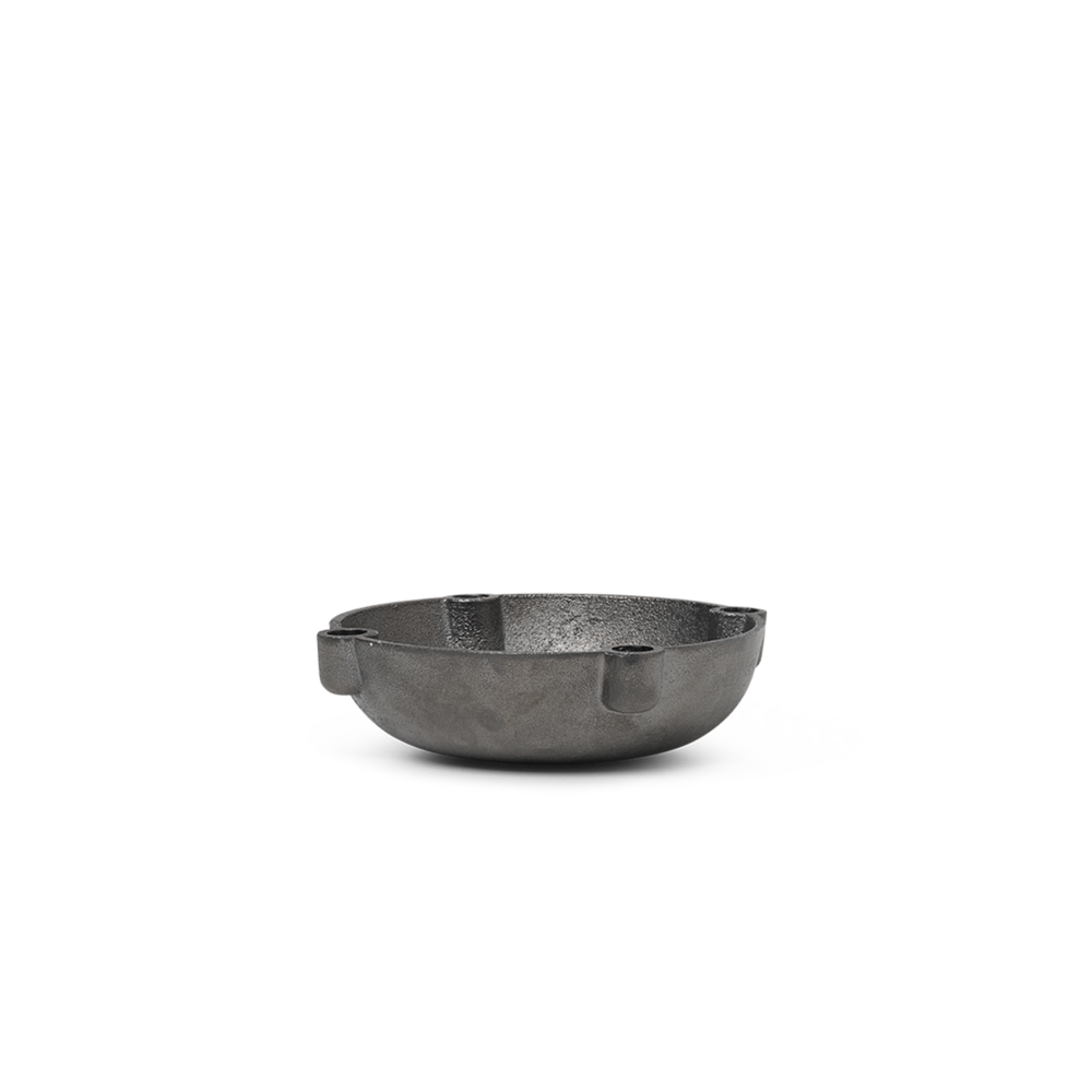 Bowl Candle Holder in Casted Brass by Ferm Living by Ferm Living