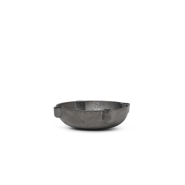 Bowl Candle Holder in Casted Brass by Ferm Living by Ferm Living