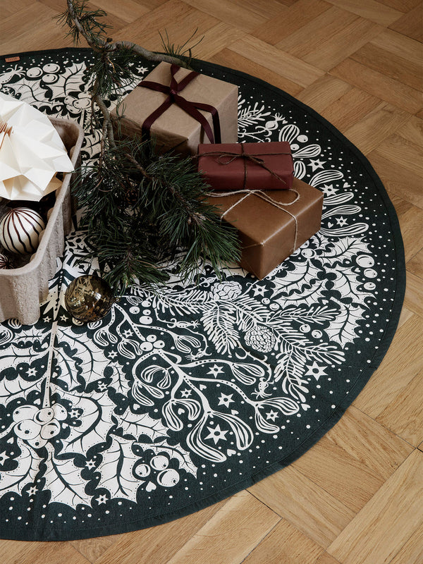 Winter Forest Tree Blanket By Ferm Living Fl 1104266278 3