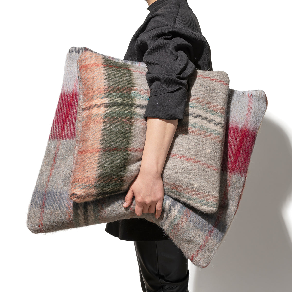 Recycled Wool Mix Cushion Cover 60 X 60 / Assorted Color By Puebco 110813 2