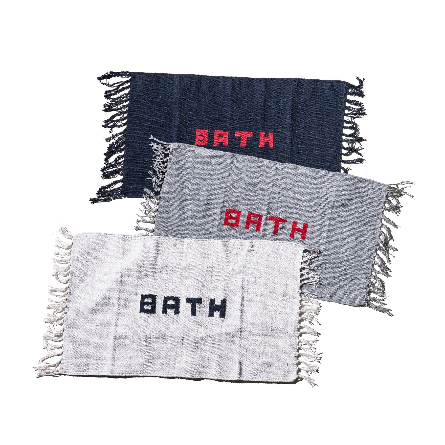 Handloomed Recycle Yarn Bath Mat 2