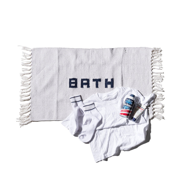 Handloomed Recycle Yarn Bath Mat 1