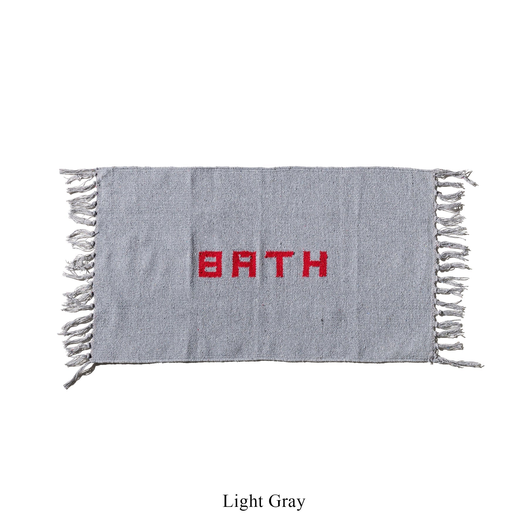 Handloomed Recycle Yarn Bath Mat 5