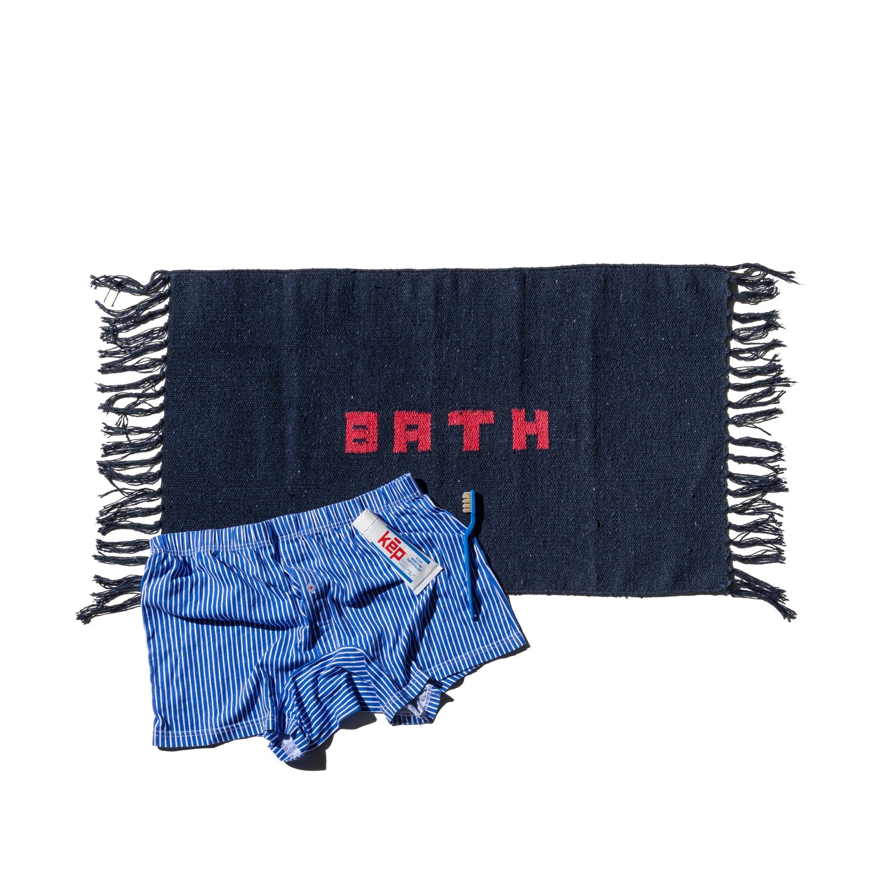 Handloomed Recycle Yarn Bath Mat 3