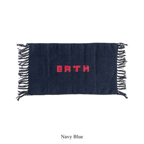 Handloomed Recycle Yarn Bath Mat 6