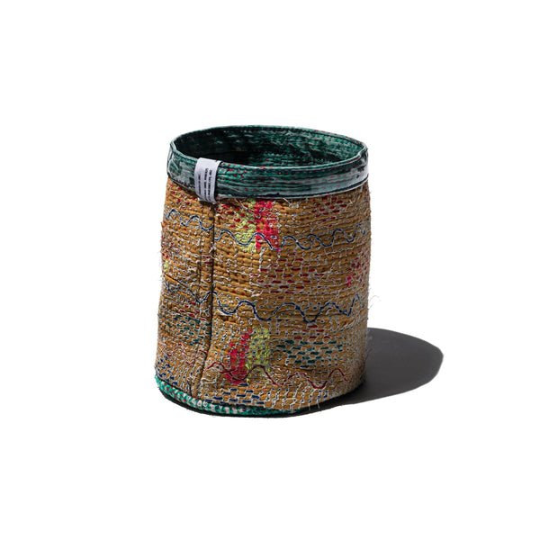 Covered Vintage Kantha Quilt Medium Organizer Puebco 113845 1