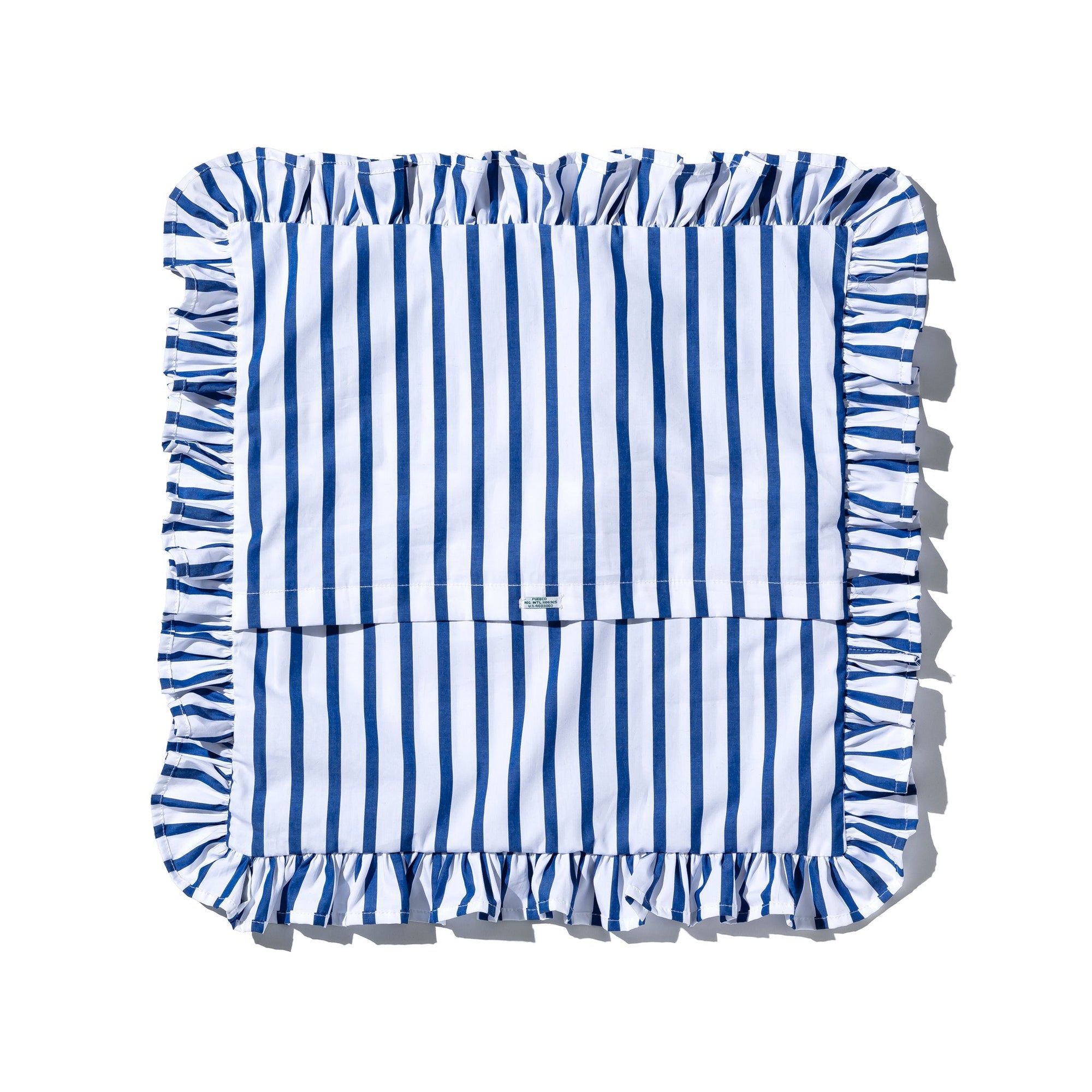 Shirt Fabric Ruffle Cushion Cover Puebco 114262 11
