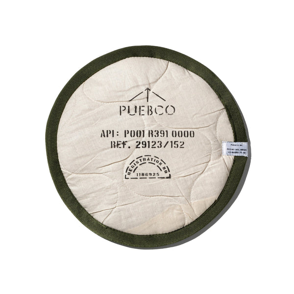 quilted seat cushion for stool olive puebco 114316 1