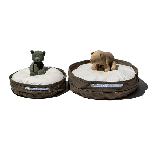 Vintage Material Pet Bed W/Cushion