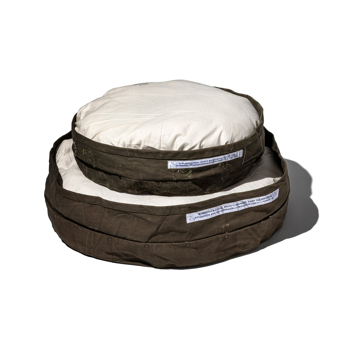 Vintage Material Pet Bed W/Cushion