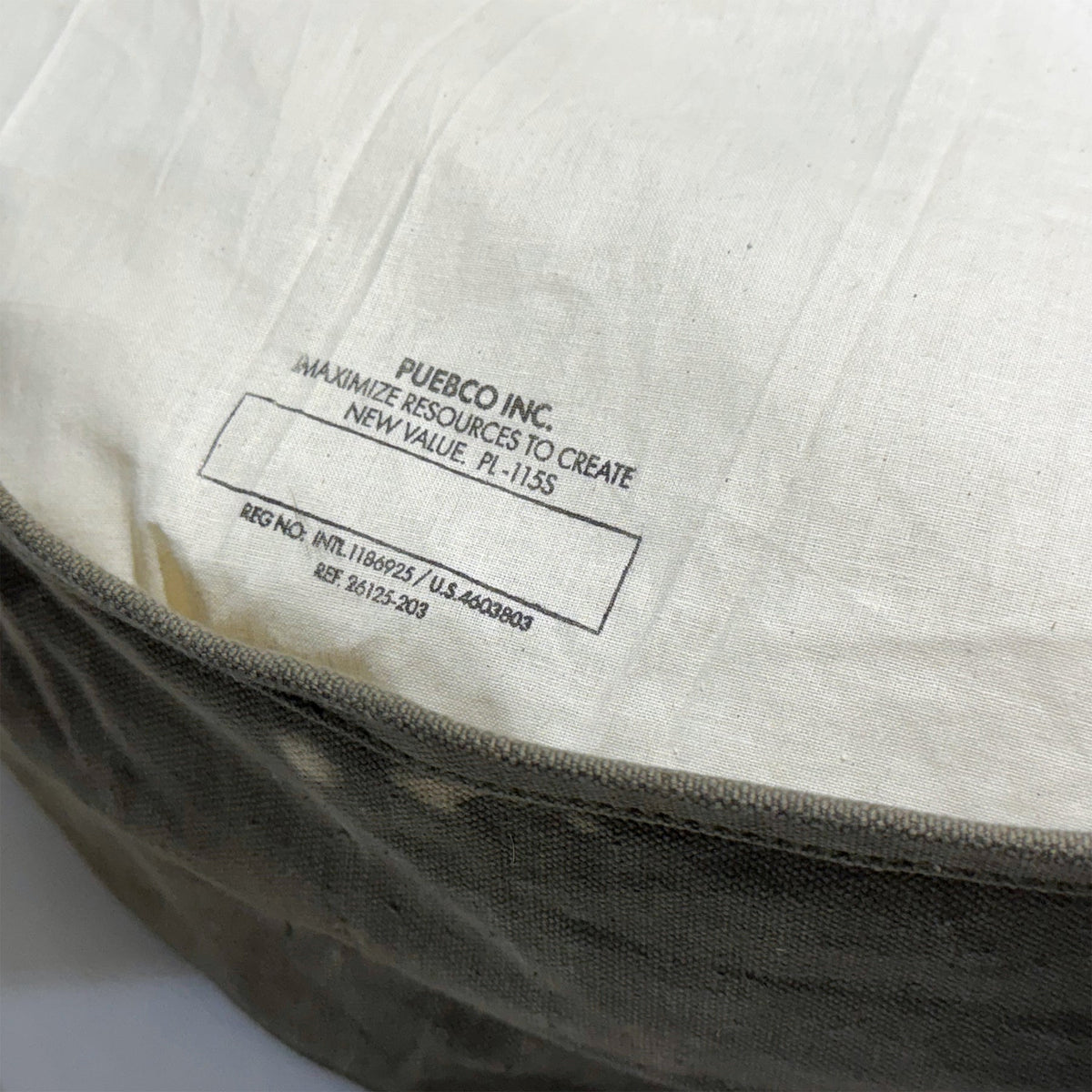 Vintage Material Pet Bed W/Cushion