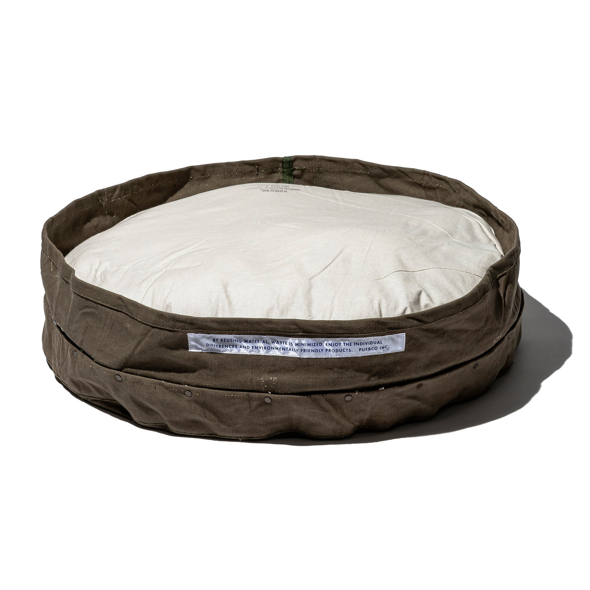 Vintage Material Pet Bed W/Cushion