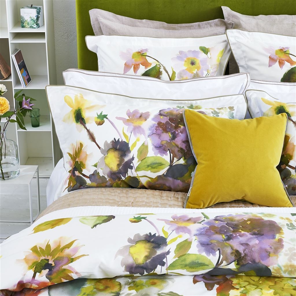 Palace Flower Birch Shams Design By Designers Guild 5