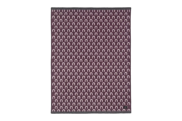 arch aubergine grey throw 4