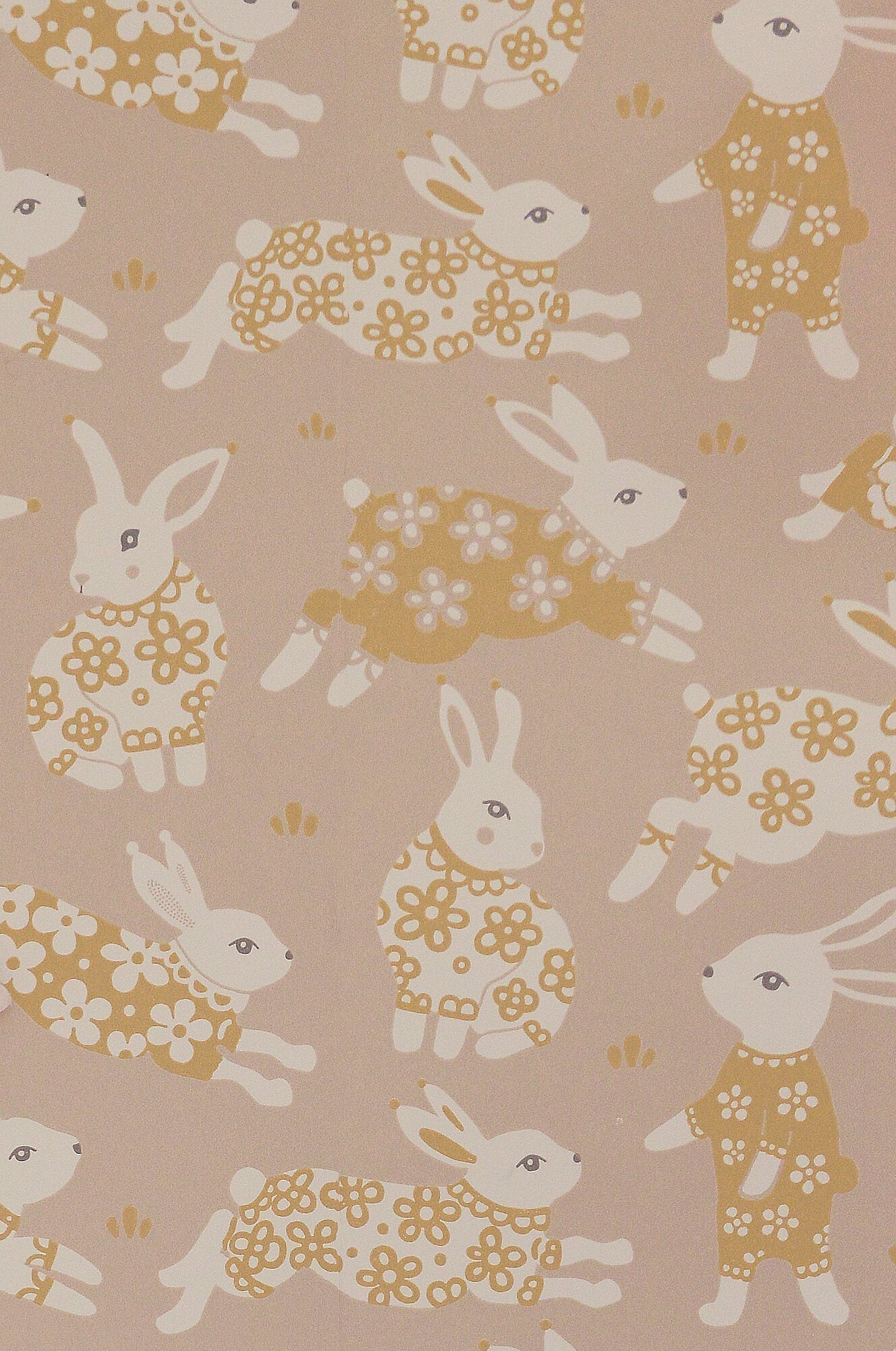 Garden Party Dusty Blush Pink Wallpaper by Majvillan