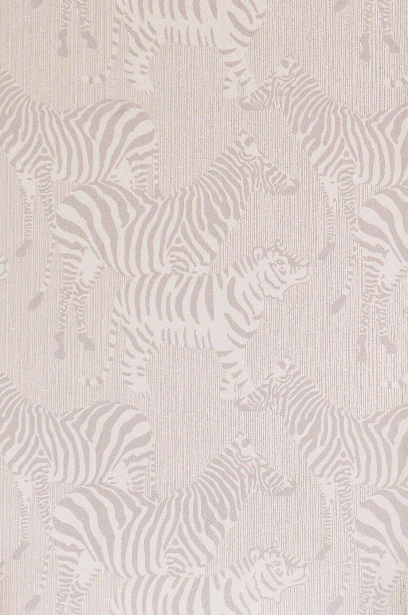 Safari Stripes Warm Grey Wallpaper by Majvillan