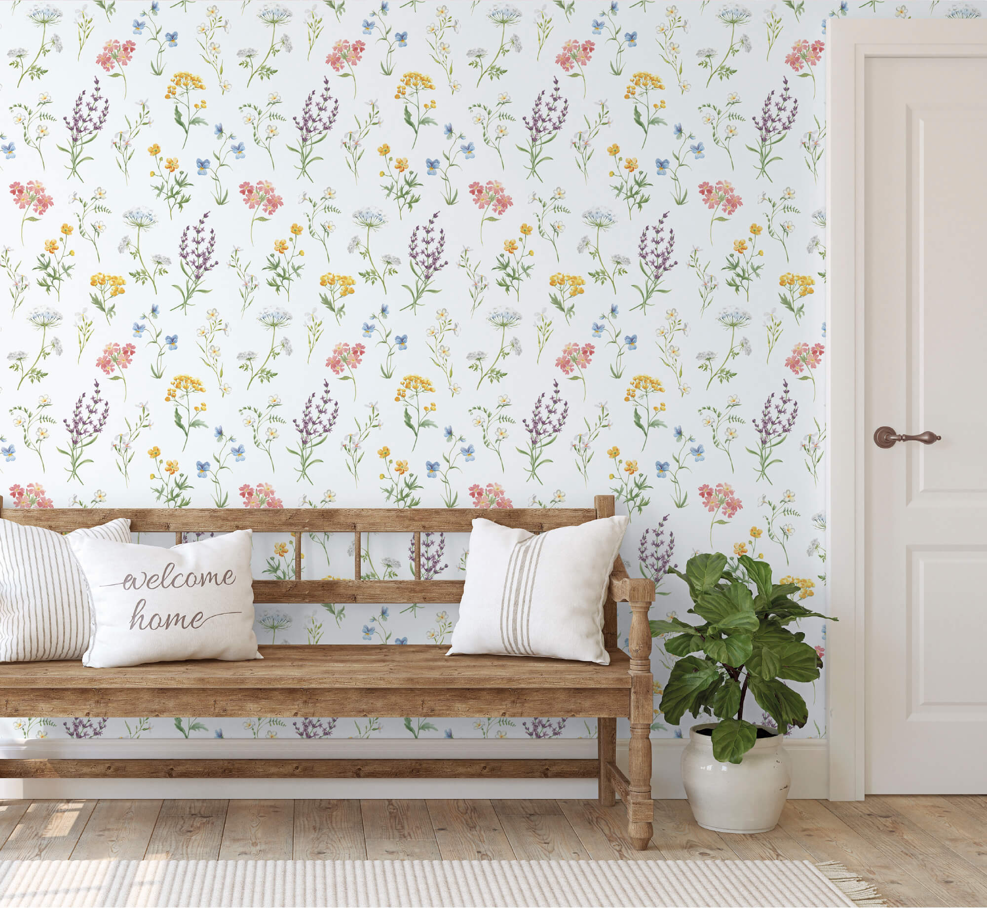 Spring Blossom Botanical Wallpaper