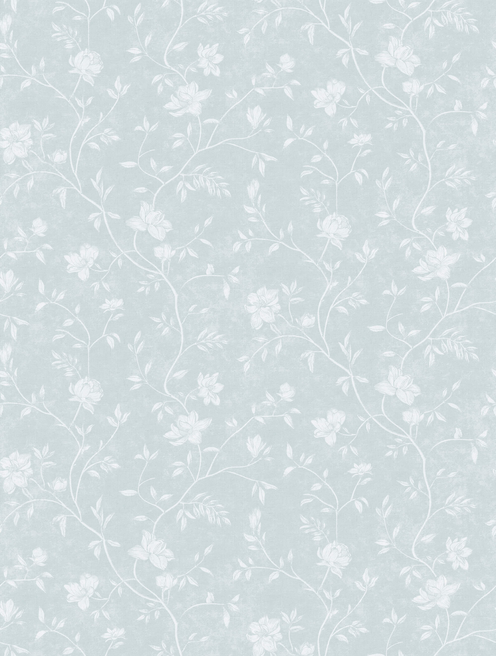Sample Spring Blossom Magnolia Wallpaper in Turquoise