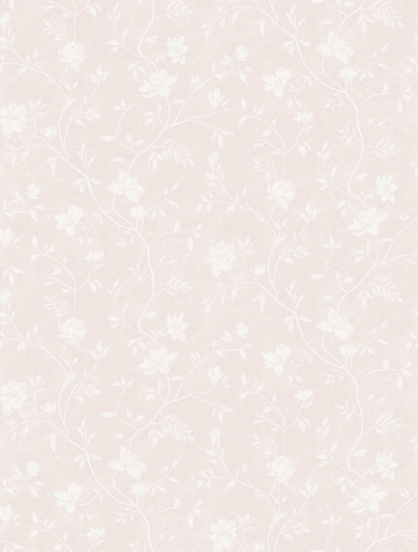 Spring Blossom Magnolia Wallpaper in Pink