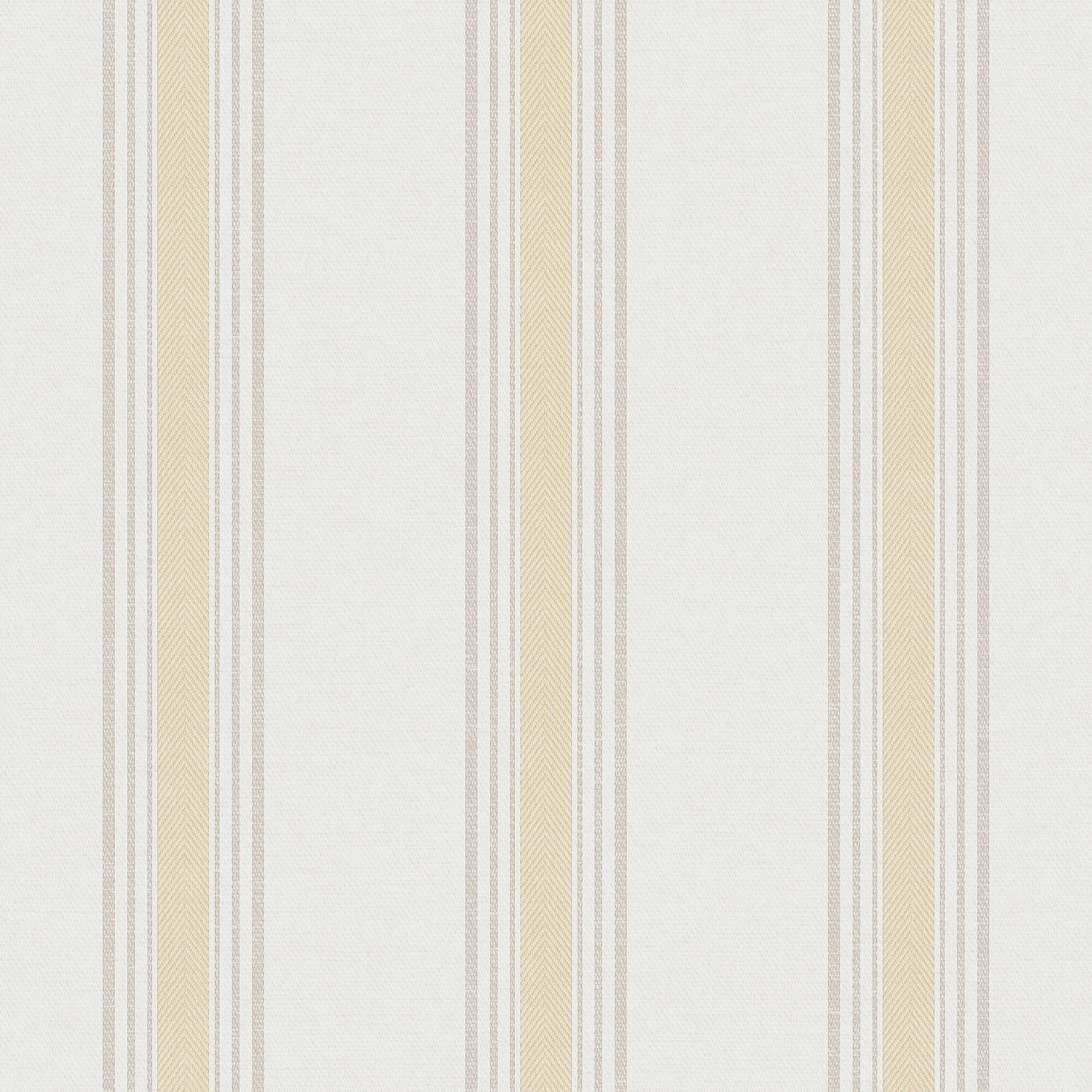 Spring Blossom Stripes Wallpaper in Yellow
